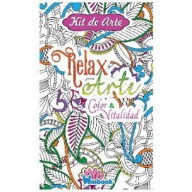 KIT DE ARTE RELAX ARTE COLOR & VITALIDAD (C/2 BLOCS Y 12 LAPICES)-librosluna- Libros de Libros para Todos