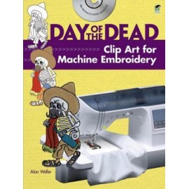 DAY OF THE DEAD -CLIP ART FOR MACHINE EMBROIDERY--librosluna- Libros de Libros para Todos