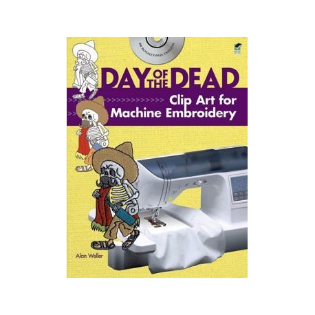 DAY OF THE DEAD -CLIP ART FOR MACHINE EMBROIDERY--librosluna- Libros de Libros para Todos