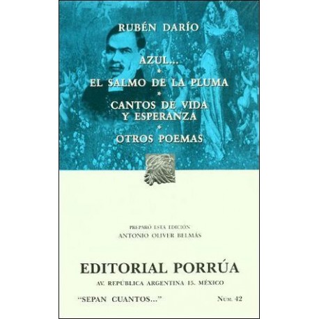 042 AZUL. EL SALMO DE LA PLUMA. CANTO DE VIDA Y ESPERANZA-librosluna- Libros de Libros para Todos