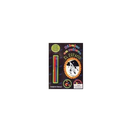 DIBUJOS EN RELIEVE -EL ESPACIO-    (C/2 ROTULADORES)-librosluna- Libros de Libros para Todos