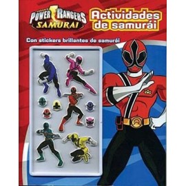 POWER RANGERS SAMURAI -ACTIVIDADES DE SAMURAI- (C/STICKERS BRILLA-librosluna- Libros de Libros para Todos