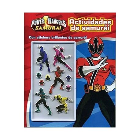 POWER RANGERS SAMURAI -ACTIVIDADES DE SAMURAI- (C/STICKERS BRILLA-librosluna- Libros de Libros para Todos