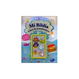 MI BIBLIA -LIBRO DE PASATIEMPOS- (6 STICKERS C/RELIEVE)-librosluna- Libros de Libros para Todos