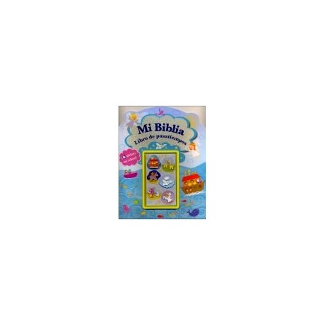 MI BIBLIA -LIBRO DE PASATIEMPOS- (6 STICKERS C/RELIEVE)-librosluna- Libros de Libros para Todos