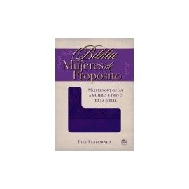 BIBLIA MUJERES DE PROPOSITO -PIEL--librosluna- Libros de Libros para Todos