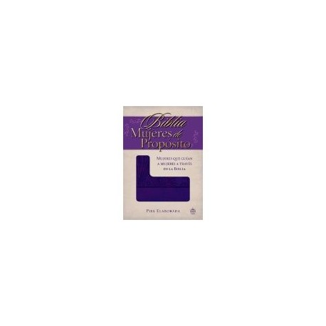 BIBLIA MUJERES DE PROPOSITO -PIEL--librosluna- Libros de Libros para Todos