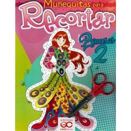 MUÑEQUITAS PARA RECORTAR -PRINCESAS- (C/TIJERAS 2)-librosluna- Libros de Libros para Todos