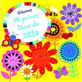 MI PRIMER LIBRO DE TELA (AZUL/FLORES)-librosluna- Libros de Libros para Todos