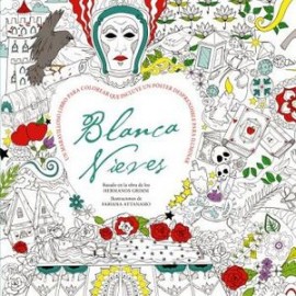 BLANCA NIEVES (LIBRO P/COLOREAR C/POSTER)-librosluna- Libros de Libros para Todos