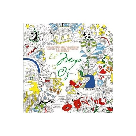 MAGO DE OZ, EL (LIBRO P/COLOREAR C/POSTER)-librosluna- Libros de Libros para Todos