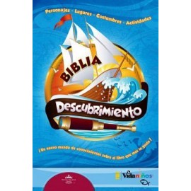 BIBLIA DESCUBRIMIENTO -8 A 12 AÑOS-  (EMPASTADO)-librosluna- Libros de Libros para Todos