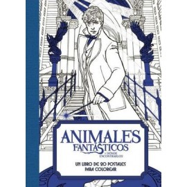 ANIMALES FANTASTICOS -UN LIBRO DE 20 POSTALES PARA COLOREAR--librosluna- Libros de Libros para Todos