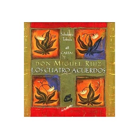 CUATRO ACUERDOS -ESTUCHE CON CARTAS--librosluna- Libros de Libros para Todos