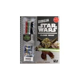 DIBUJA STAR WARS CLONE WARS                KL-966-librosluna- Libros de Libros para Todos
