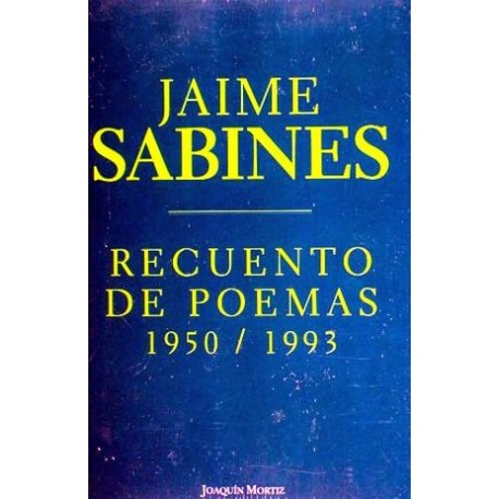 RECUENTO DE POEMAS 1950-1993 (BOLSILLO)-librosluna- Libros de Libros para Todos