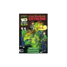 BEN 10 PODER ALIENIGENA EXTREMO -STICKERS/JUEGOS/ROMPECABEZ-librosluna- Libros de Libros para Todos