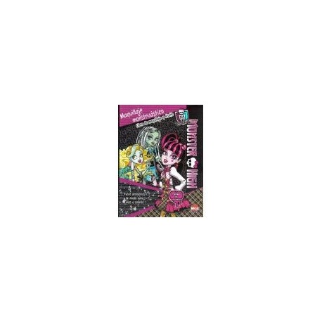 MONSTER HIGH -MAQUILLAJE MONSTRUASTICO-  LIBRO DE MAQUILLAJ-librosluna- Libros de Libros para Todos