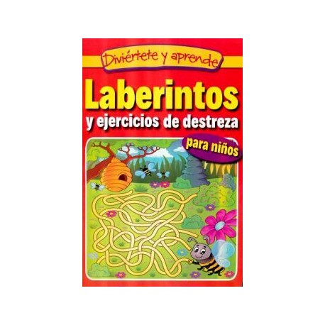 DIVIERTETE Y APRENDE -LABERINTOS Y EJERCICIOS DE DESTREZA--librosluna- Libros de Libros para Todos