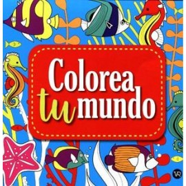 COLOREA TU MUNDO (2) -AZUL--librosluna- Libros de Libros para Todos