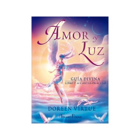 AMOR Y LUZ -GUIA DIVINA- (LIBRO C/44 CARTAS)-librosluna- Libros de Libros para Todos