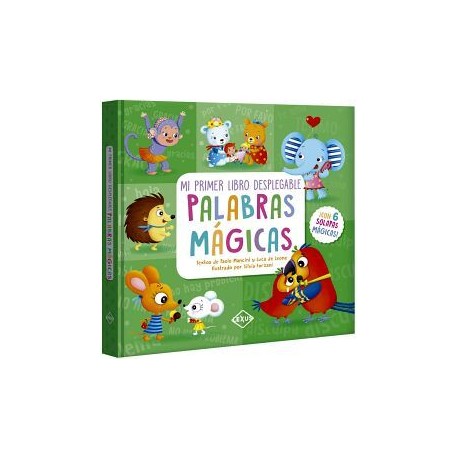 MI PRIMER LIBRO DESPLEGABLE -PALABRAS MAGICAS- (CARTONE)-librosluna- Libros de Libros para Todos