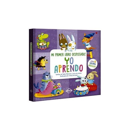 MI PRIMER LIBRO DESPLEGABLE -YO APRENDO-  (CARTONE)-librosluna- Libros de Libros para Todos