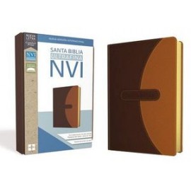 SANTA BIBLIA NVI ULTRAFINA (PIEL CAFE)-librosluna- Libros de Libros para Todos